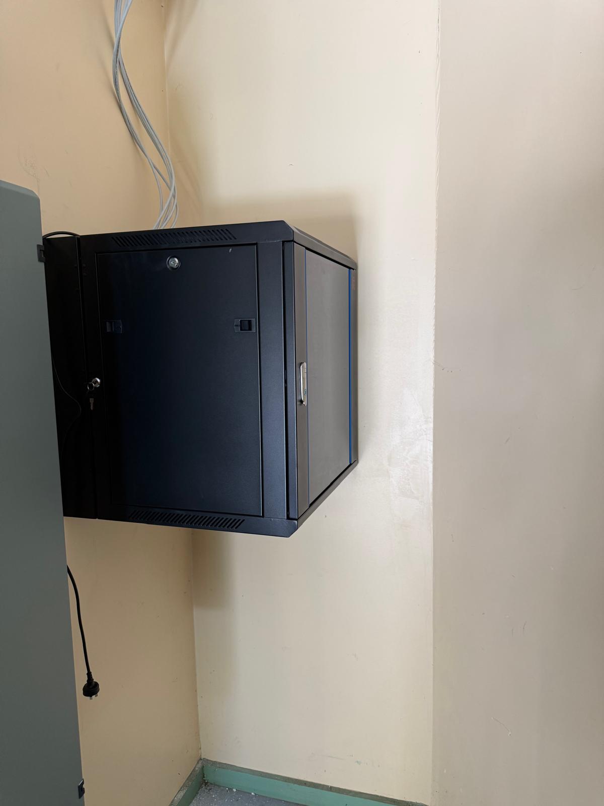 Wall mounted comms cabinet Melbourne